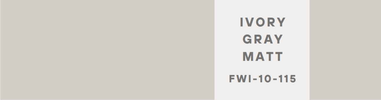 IVORY GRAY MATT Lami Matt Panel